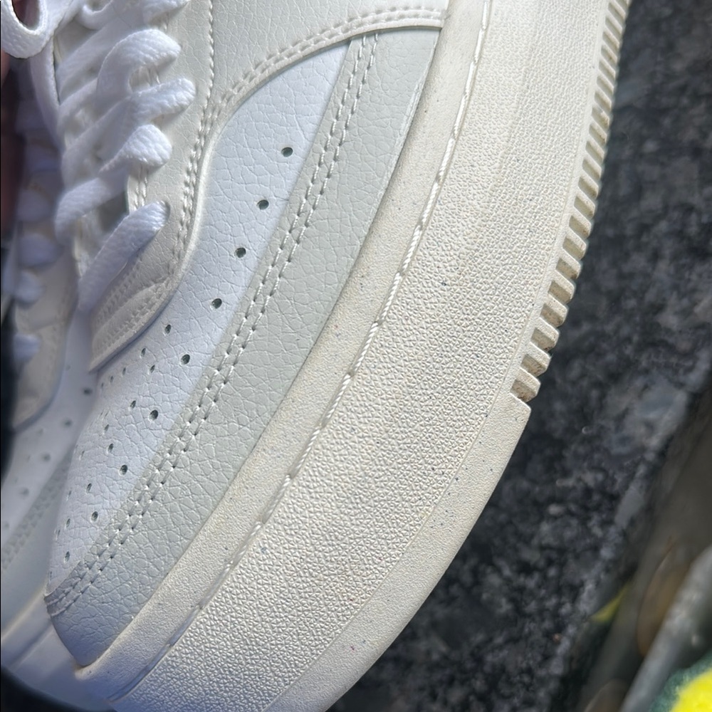 Nike White Sneakers with Leopard Swoosh (size 10.5) - Picture 6 of 6